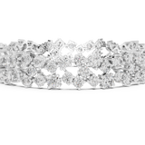 Gold Bracelet GLBR-0019, White Gold, view 3