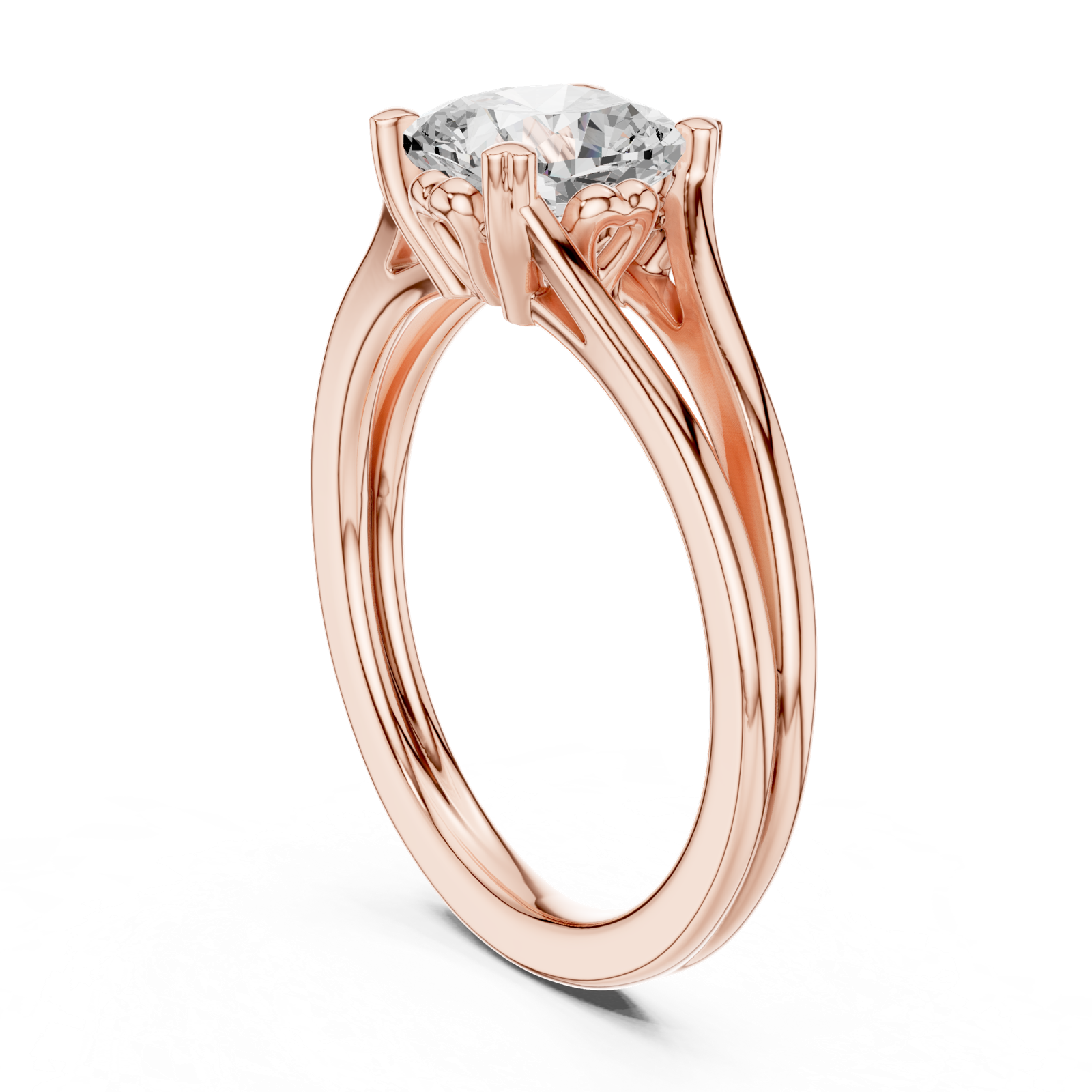 Gold Ring DDLR-574, Rose Gold