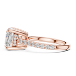 Gold Ring DDLR-1023, Rose Gold, view 3