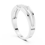 Gold Ring DR-6265, White Gold, view 1