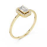 Gold Ring HLR-206, Yellow Gold, view 2