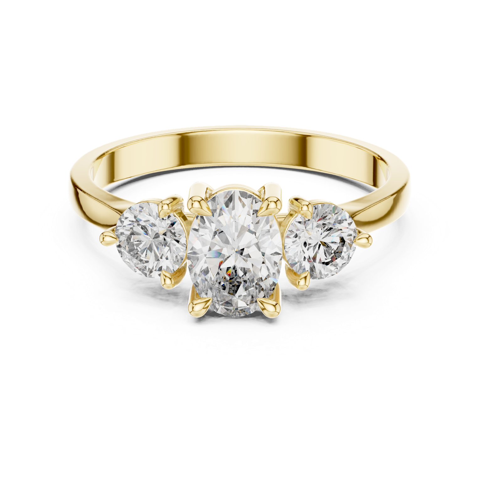 Gold Ring HLR-19, Yellow Gold