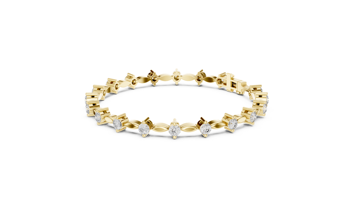 Gold Bracelet AK50101, Yellow Gold, view 1