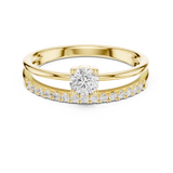 Gold Ring DDLR-832, Yellow Gold, view 4