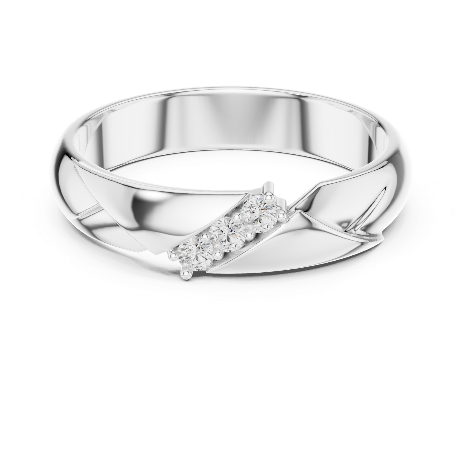Gold Ring SBMR(19), White Gold, view 4