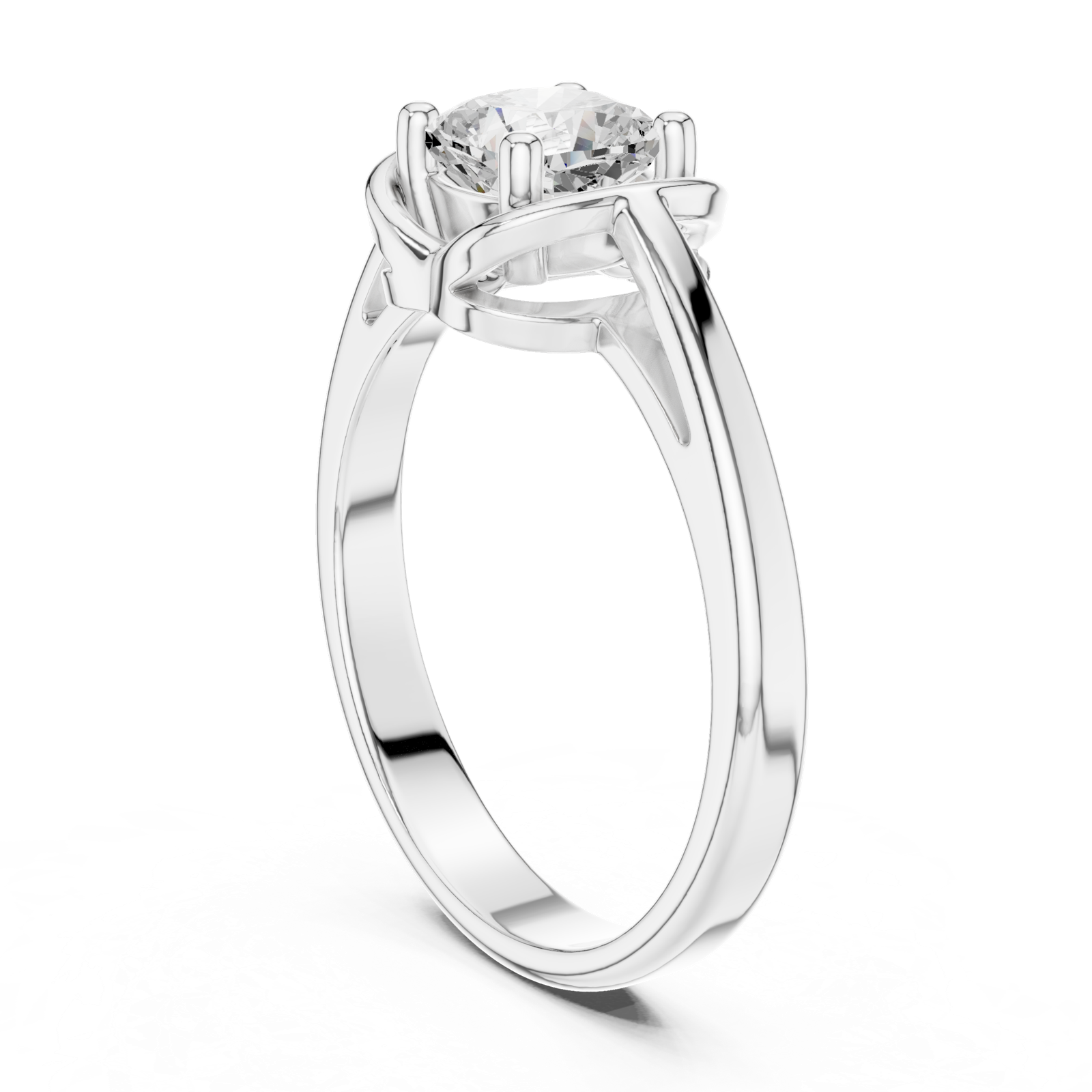 Gold Ring DDLR-503, White Gold