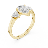 Gold Ring DDLR-1093, Yellow Gold, view 2