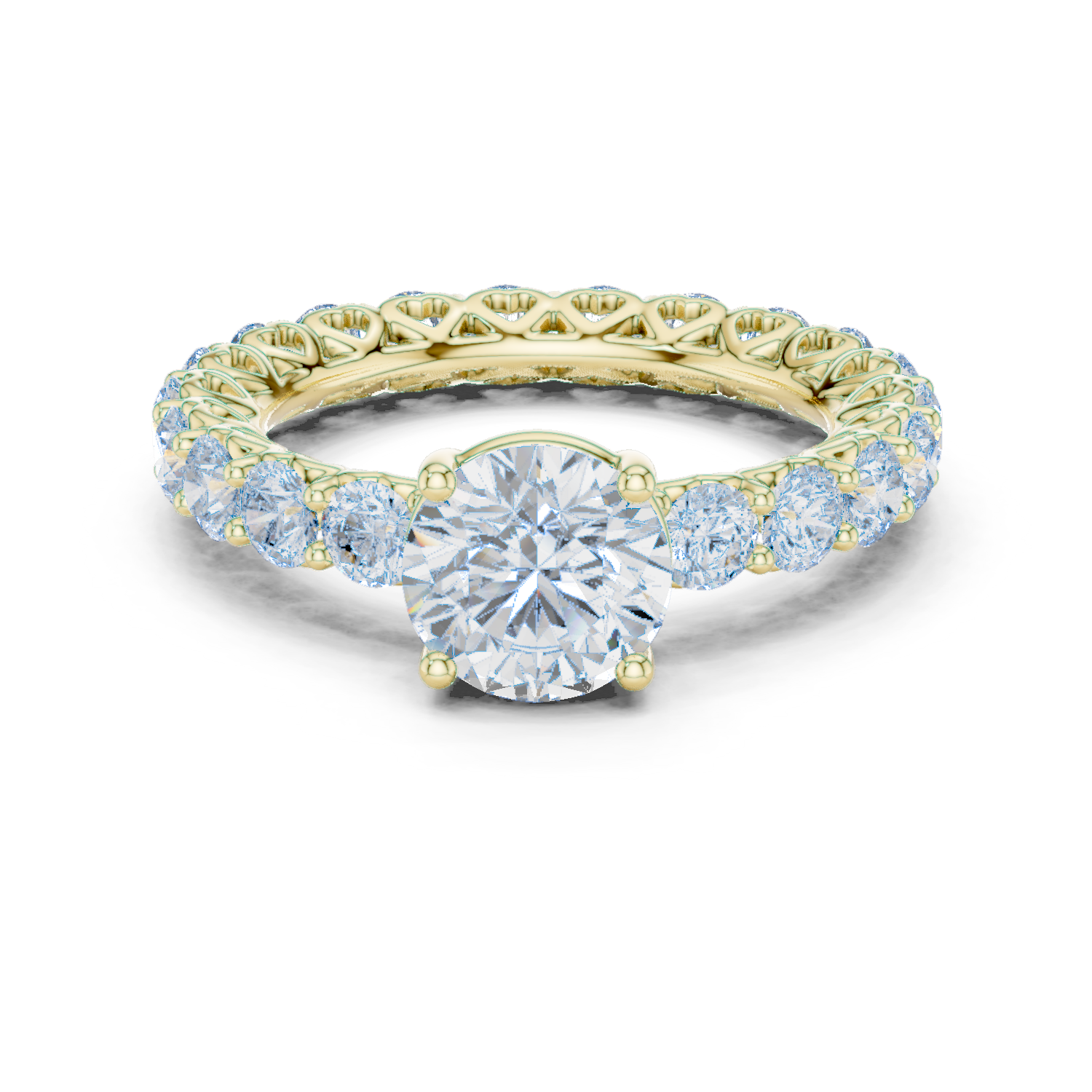 Gold Ring DDLR-693, Yellow Gold