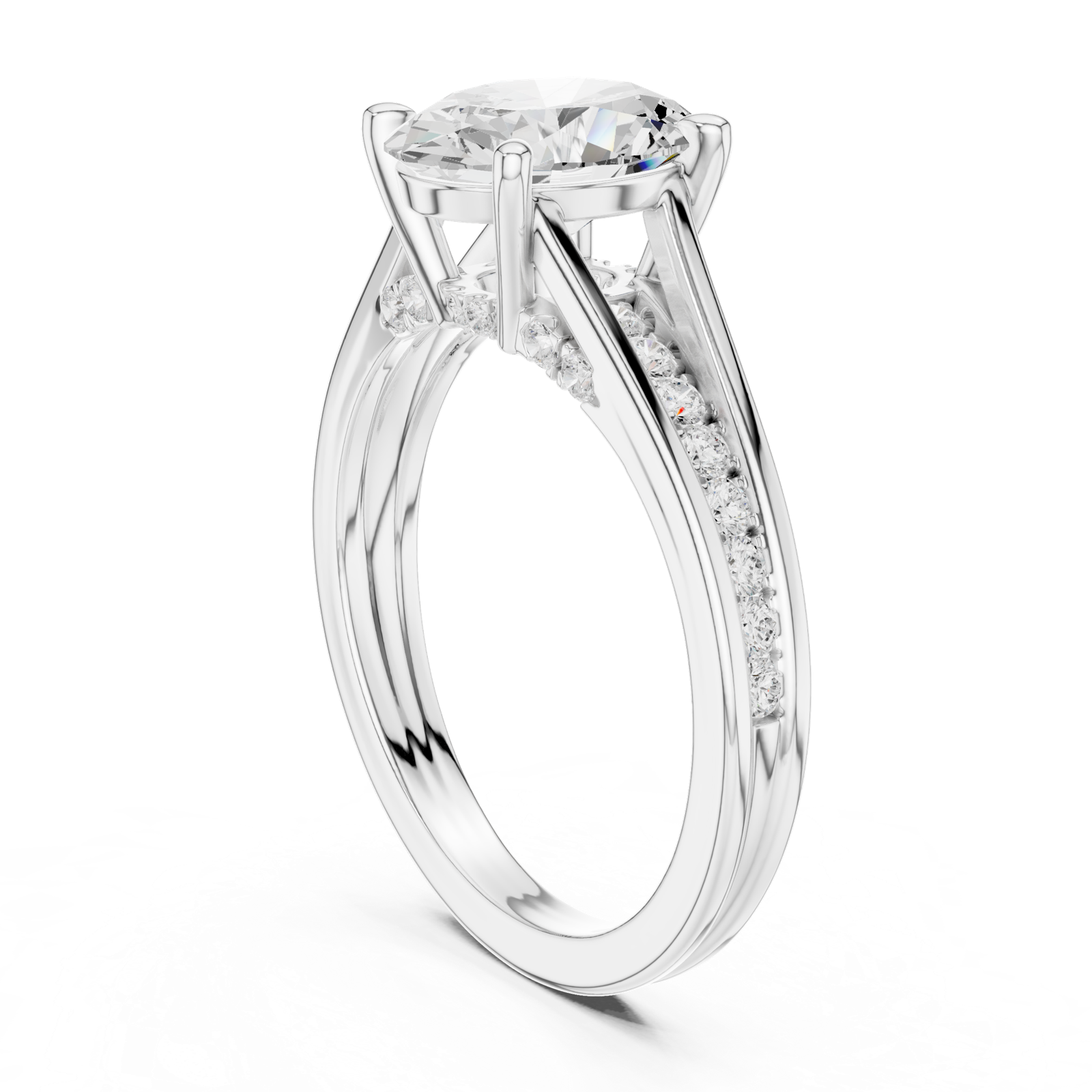 Gold Ring DDLR-995, White Gold