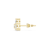 Gold Earrings APS-02-E, Yellow Gold, view 3