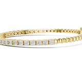 Gold Bracelet FBR0095-2.5-3, Yellow Gold, view 3