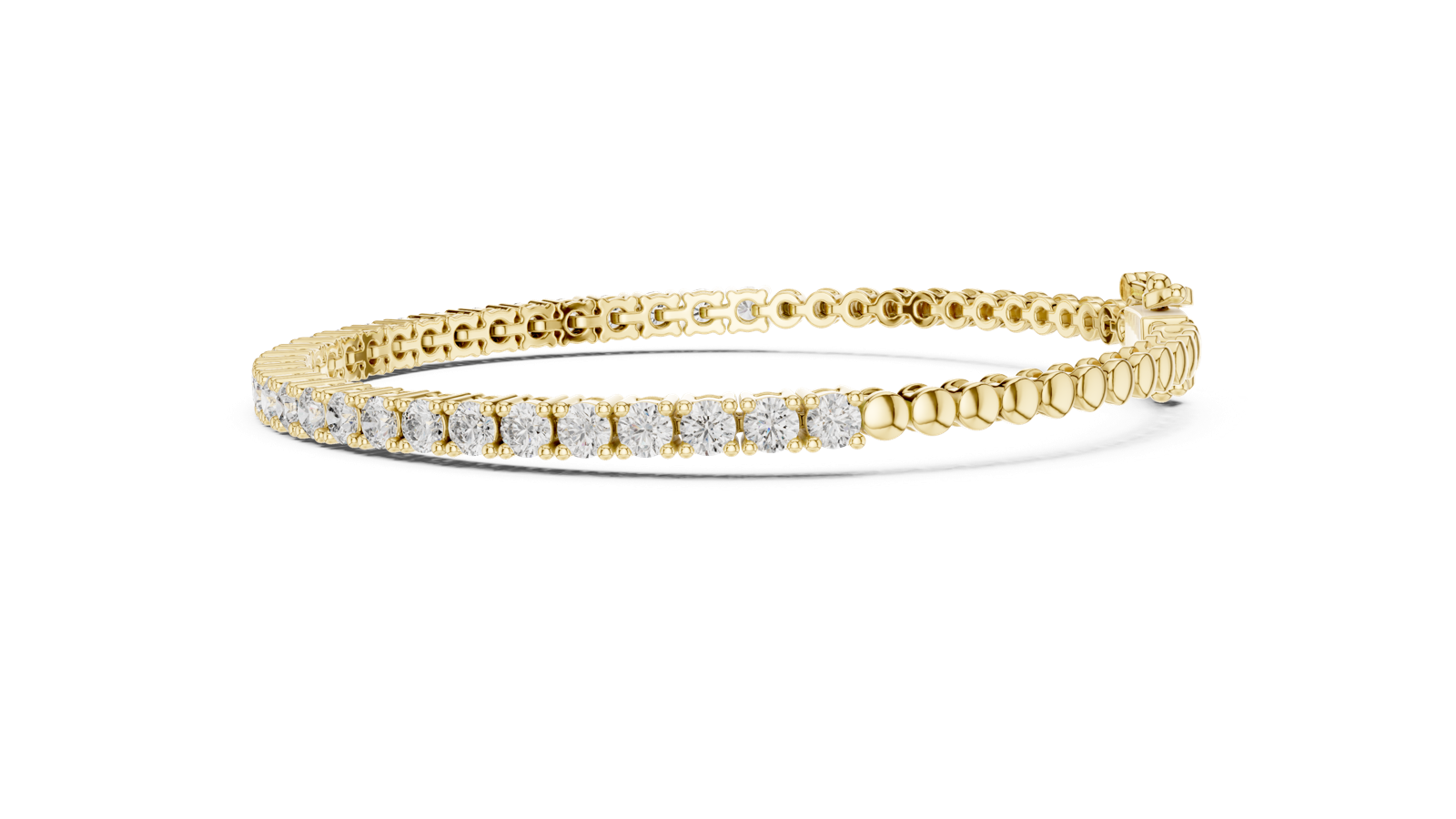 Gold Bracelet FBR0095-2.5-3, Yellow Gold, view 3