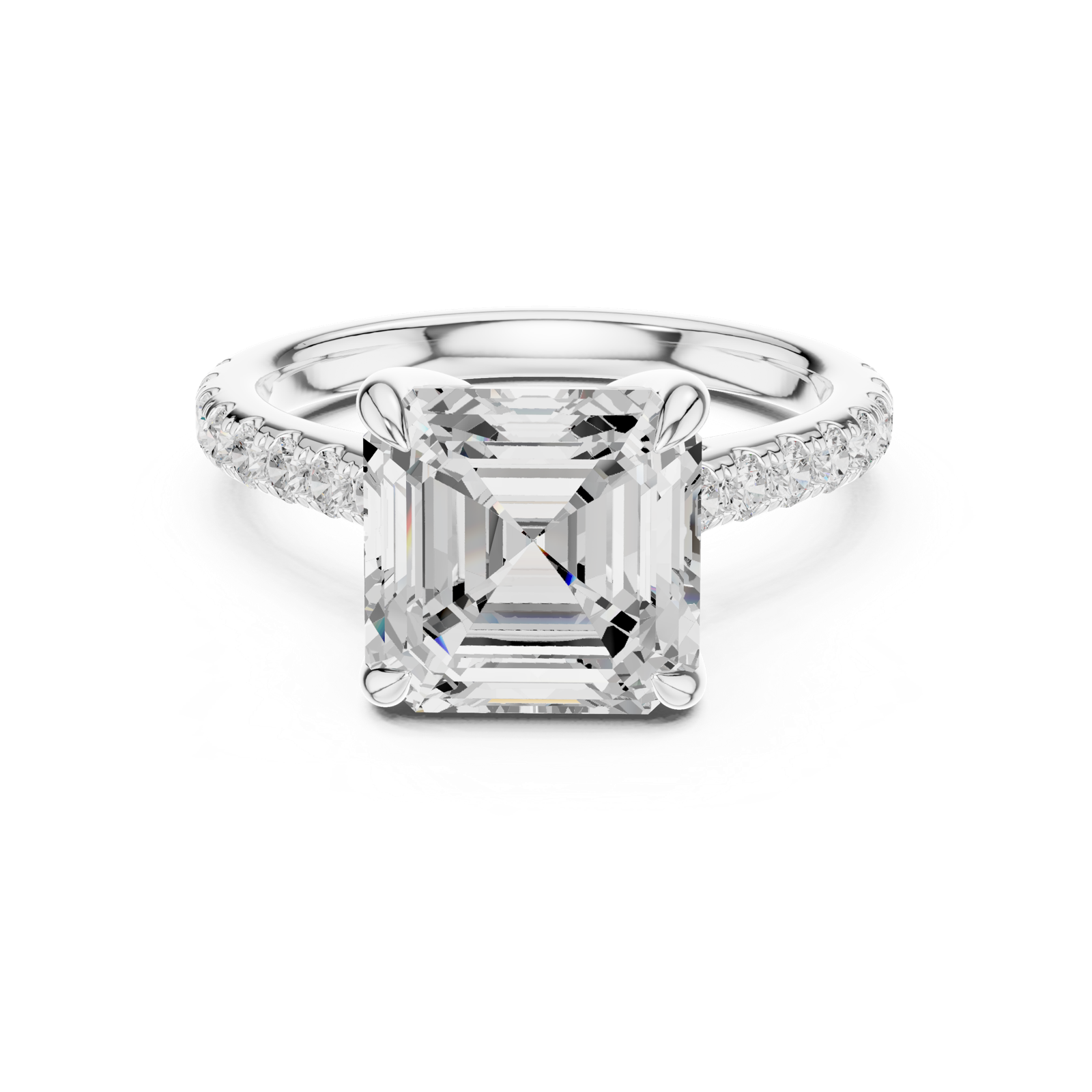 Gold Ring DDLR-1031, White Gold