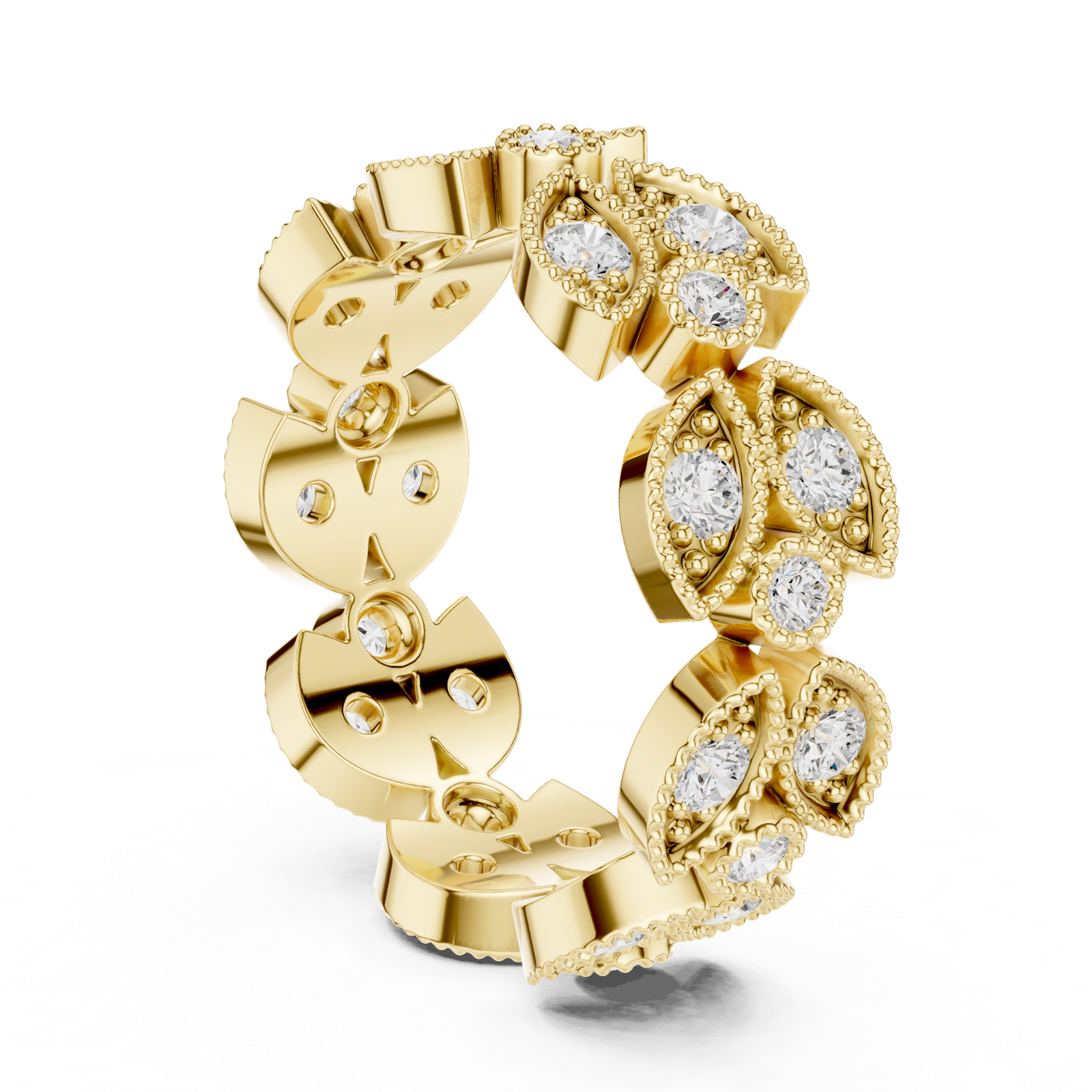 Gold Ring DDLR-368, Yellow Gold