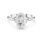 Gold Ring DDLR-336, White Gold, view 4