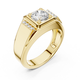Gold Ring SBMR(47), Yellow Gold, view 2