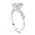 Gold Ring DDLR-1005, White Gold