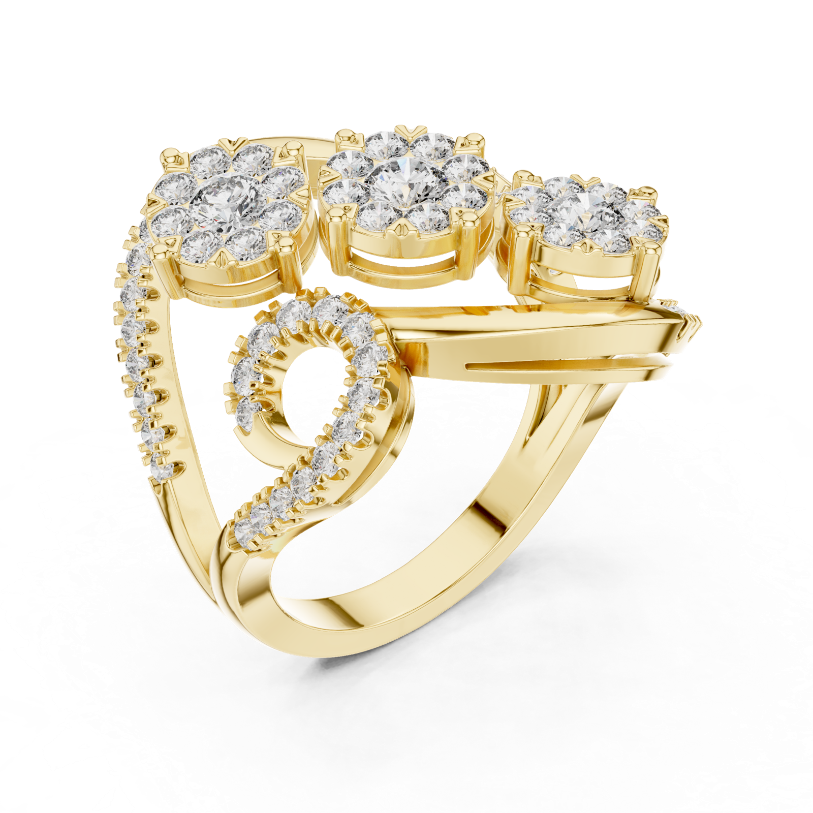 Gold Ring 19-120002L, Yellow Gold, view 2