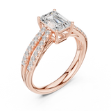 Gold Ring DDLR-712, Rose Gold, view 2