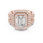 Gold Ring DDLR-292, Rose Gold, view 4