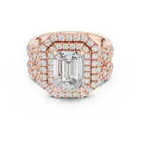 Gold Ring DDLR-292, Rose Gold, view 4