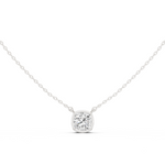 Gold Jewelry, Cushion center stone, White Gold