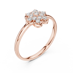 Gold Ring Ledis Ring, Rose Gold, view 2