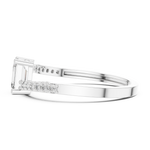 Gold Ring ALR-137, White Gold, view 3