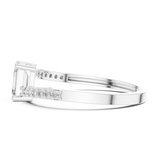 Gold Ring ALR-137, White Gold, view 3