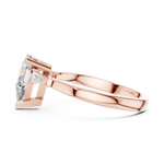 Gold Ring 00001L (33), Rose Gold, view 3