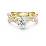 Gold Ring DDLR-666, Yellow Gold, view 4