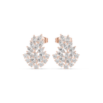 Gold Earrings Earring, Rose Gold, view 4