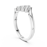 Gold Ring ALR-139, White Gold, view 1