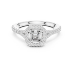 Gold Ring DDLR-908, White Gold, view 4