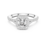 Gold Ring DDLR-908, White Gold, view 4