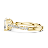 Gold Ring DDLR-730, Yellow Gold, view 3