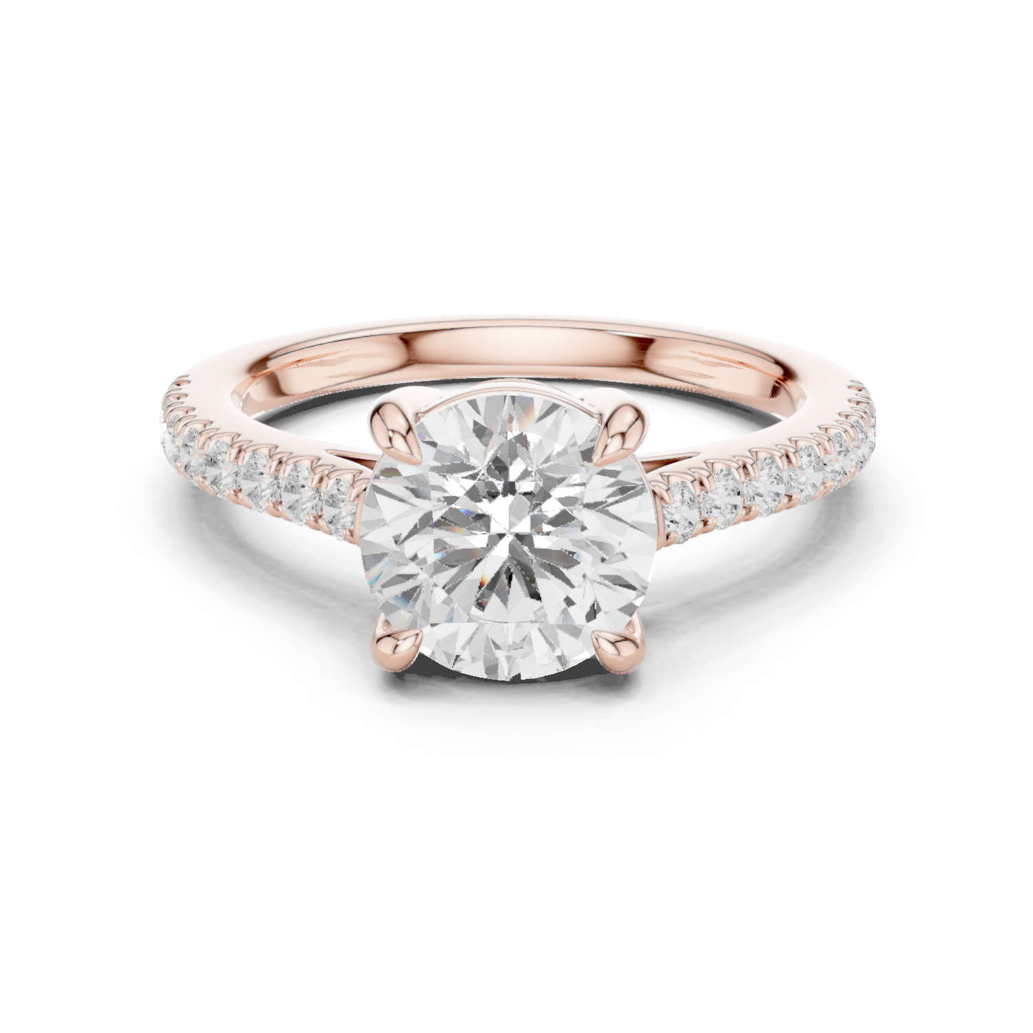 Gold Ring DDLR-882, Rose Gold