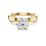 Gold Ring DDLR-827, Yellow Gold, view 4