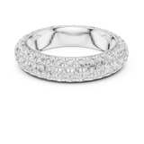 Gold Ring DDLR-310, White Gold, view 4