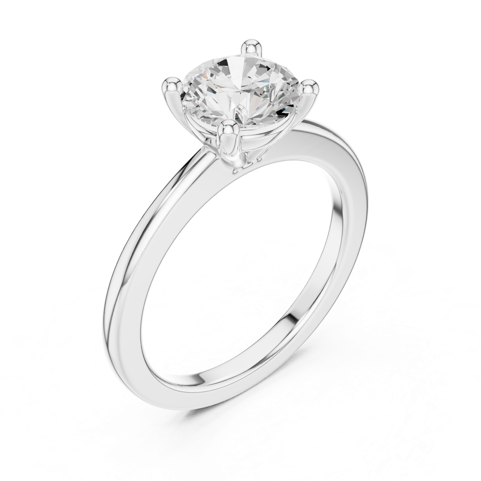 Gold Ring DDLR-848, White Gold, view 2