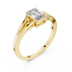 Gold Ring AVBLR-128, Yellow Gold, view 2