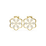 Gold Earrings 9-10018PE, Yellow Gold
