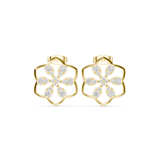 Gold Earrings 9-10018PE, Yellow Gold