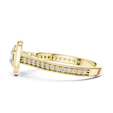 Gold Ring LR-0240, Yellow Gold, view 3