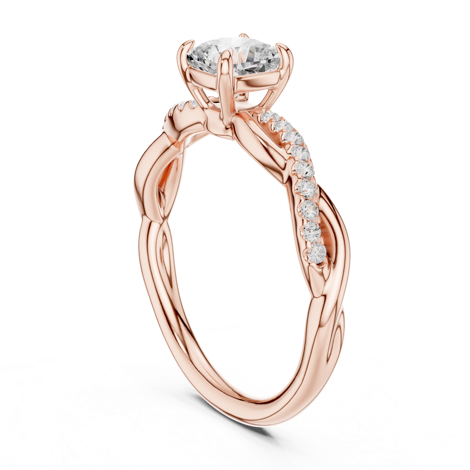 Gold Ring DDLR-591, Rose Gold