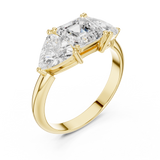 Gold Ring DDLR-1116, Yellow Gold, view 2