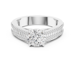 Gold Ring DDLR-191, White Gold, view 4