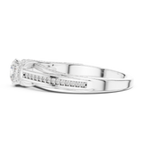 Gold Ring LR-0304, White Gold, view 3