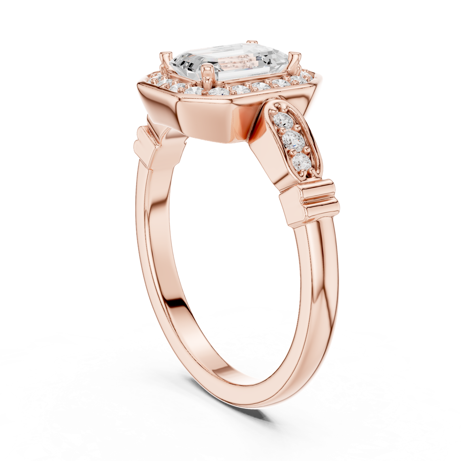 Gold Ring LR-0270, Rose Gold