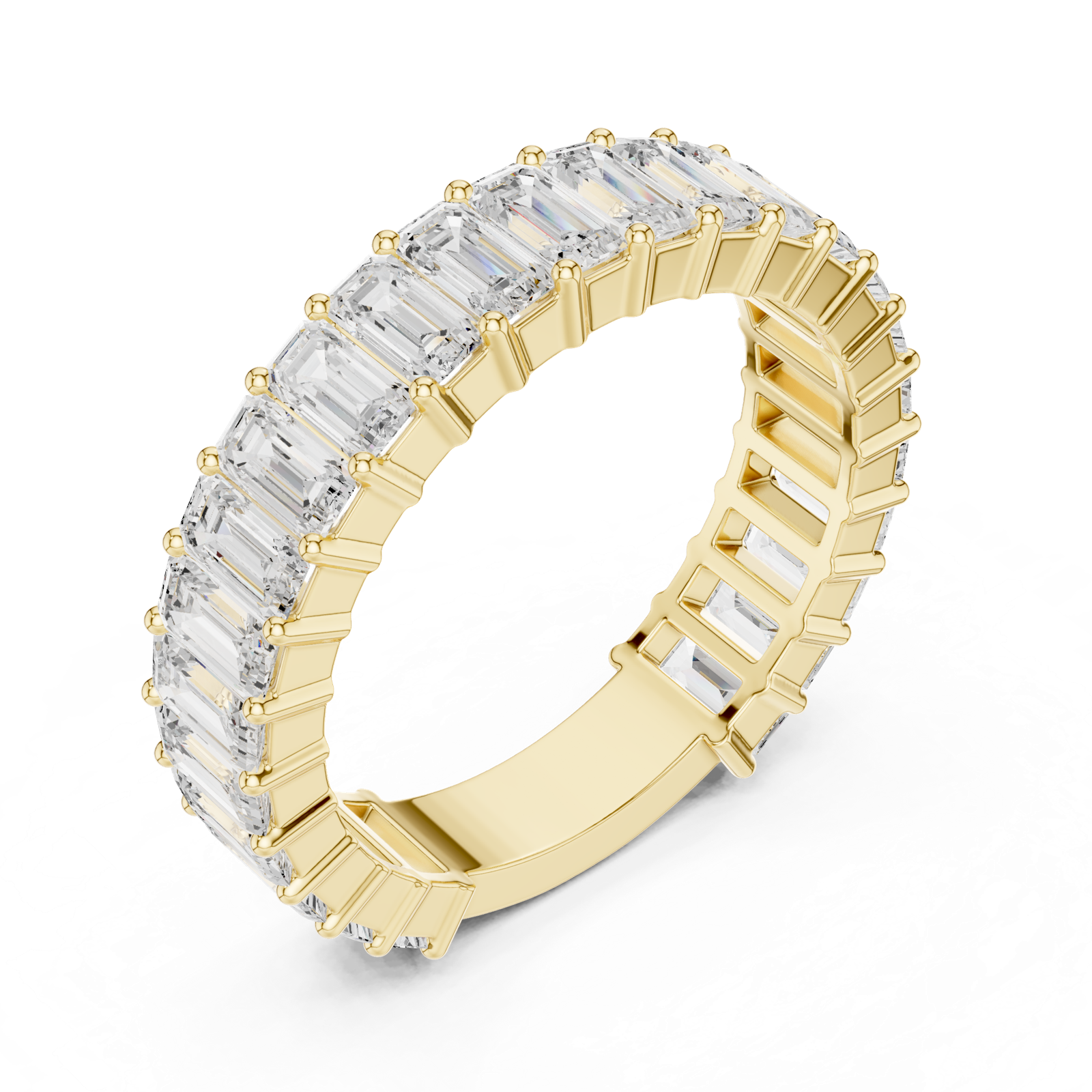 Gold Ring DDLR-723, Yellow Gold, view 2